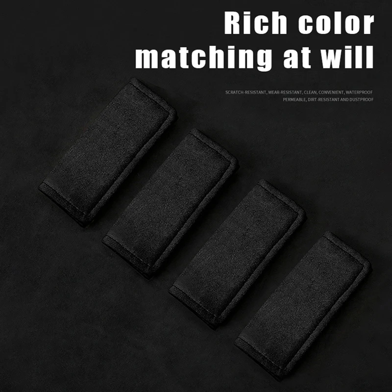 Замшевые защитные перчатки для ручки крыши автомобиля аксессуары авто эмблемы