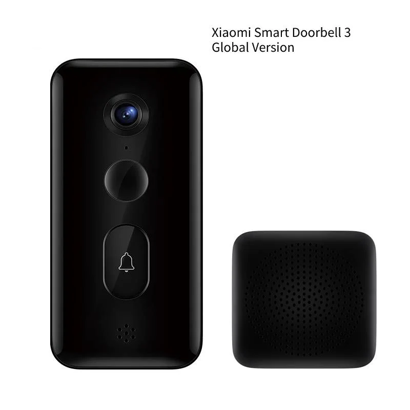 

Global Version Xiaomi Smart Doorbell 3 180°Large FieldView 2K Ultra HDResolution AI Humanoid Recognition Remote Realtime Viewing