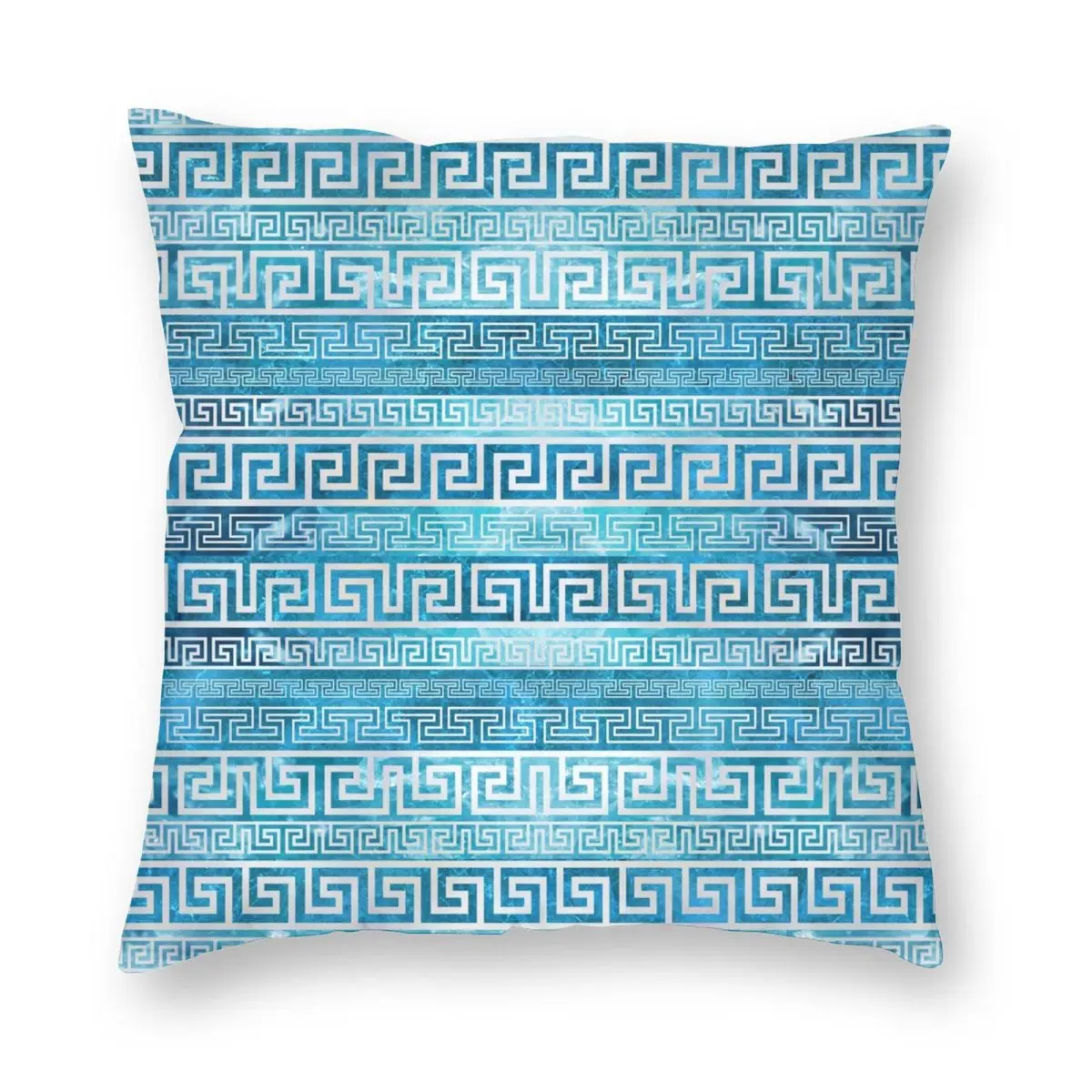 

Greek Meander Pattern Greek Key Ornament Pillowcase Printing Polyester Cushion Cover Decor Pillow Case Cover Home Zipper 40X40cm