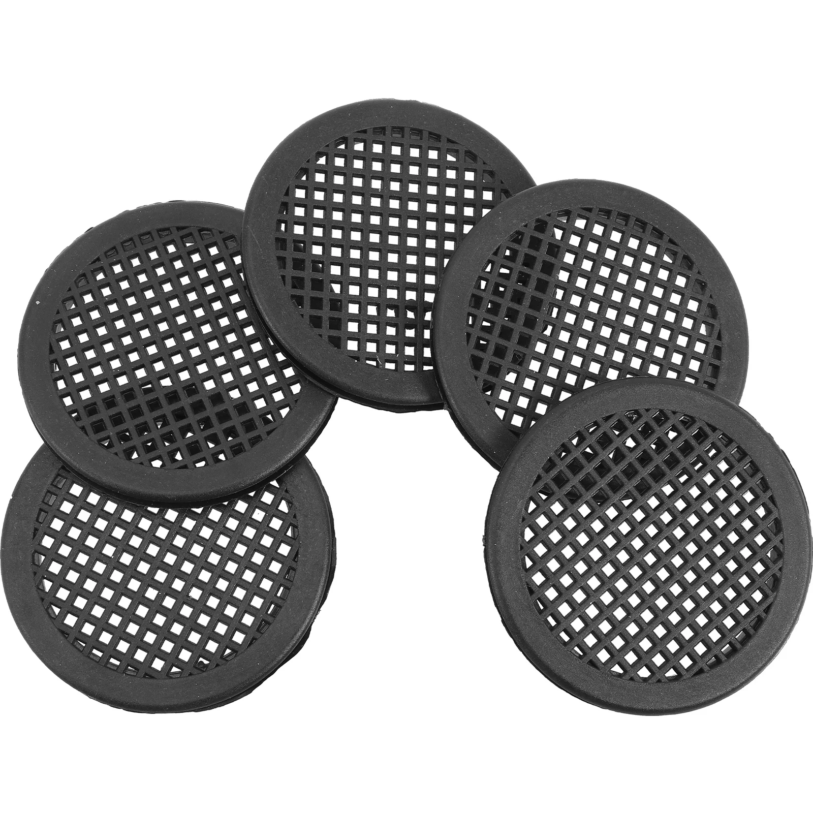 

10 Pcs Cabinet Air Hole Vent Holes Wardrobe Plug Ventilation Plastic Round Cover
