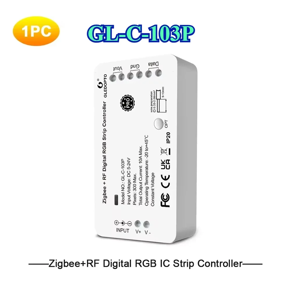 

RGB контроллер Gledopto GL-C-103P ZigBee
