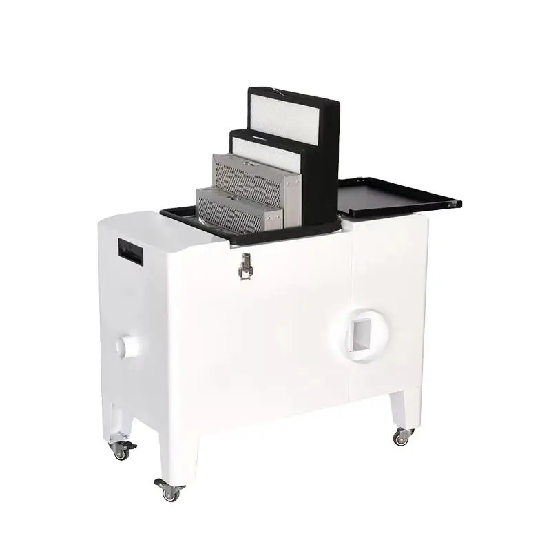 Мощный всасывающий очиститель воздуха с белыми чернилами воздушный фильтр для