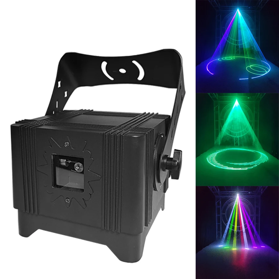 

3W RGB animation effect laser projector professional DMX512 voice-activated Christmas party club lights dj disco