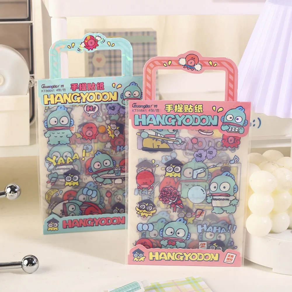 Кавайная Милая водостойкая наклейка Sanrio Hang Yo Don с изображением героев