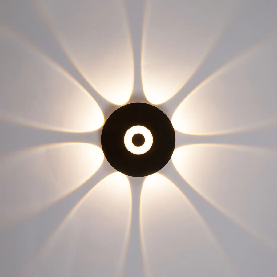 

Светодиодная уличная настенная лампа дневного света IP65, простая наружная Водонепроницаемая креативная Современная внешняя стена для балкона и сада, внешняя настенная лампа