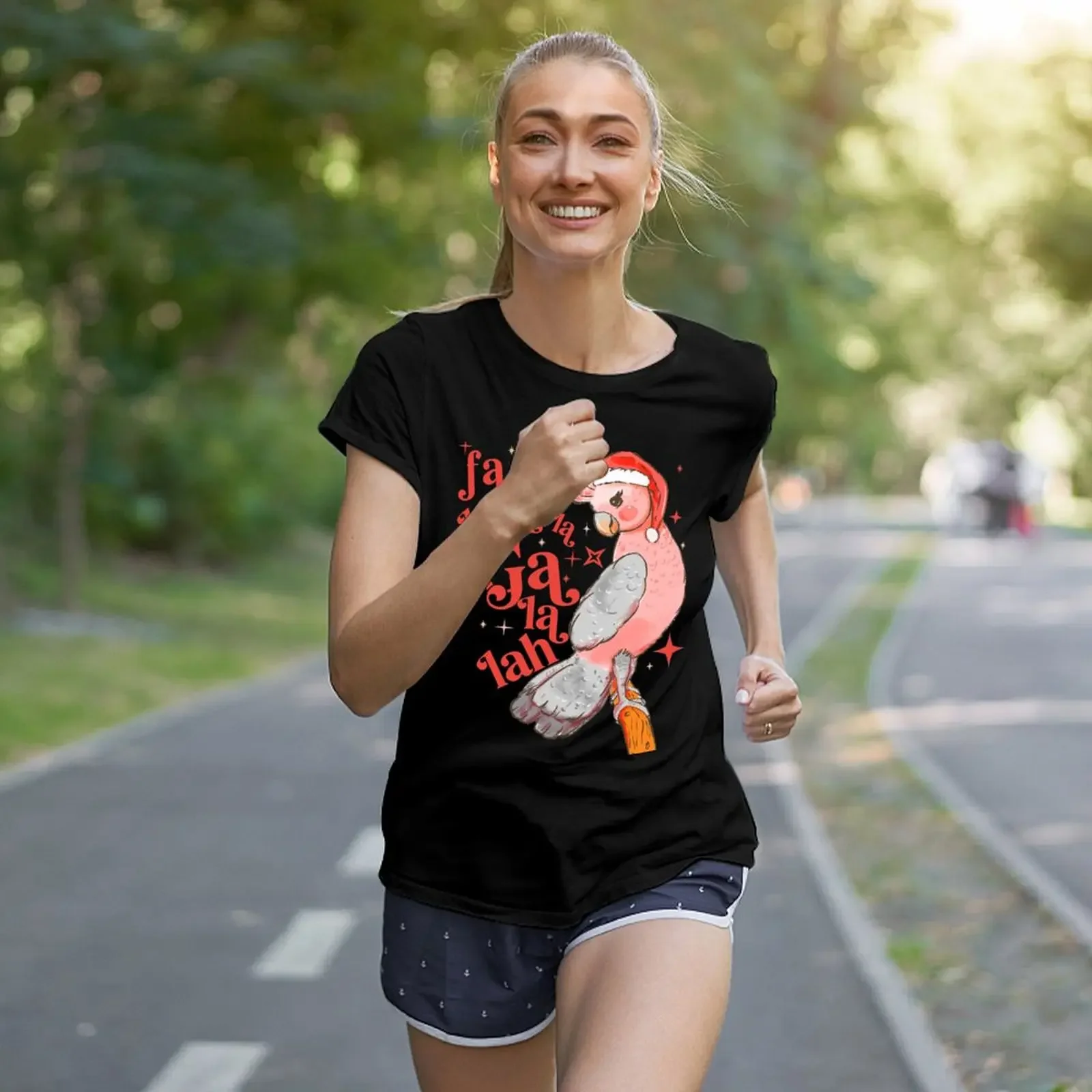 Австралийская забавная футболка с рождественскими праздниками милая птицей Galah