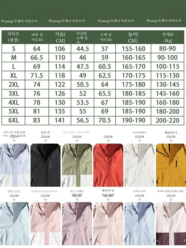 Wassup Cmkpo Outdoor Jacket Women's Three-in-One Autumn and Winter Fleece-lined Thickened Mountaineering Suit Detachable Oute...