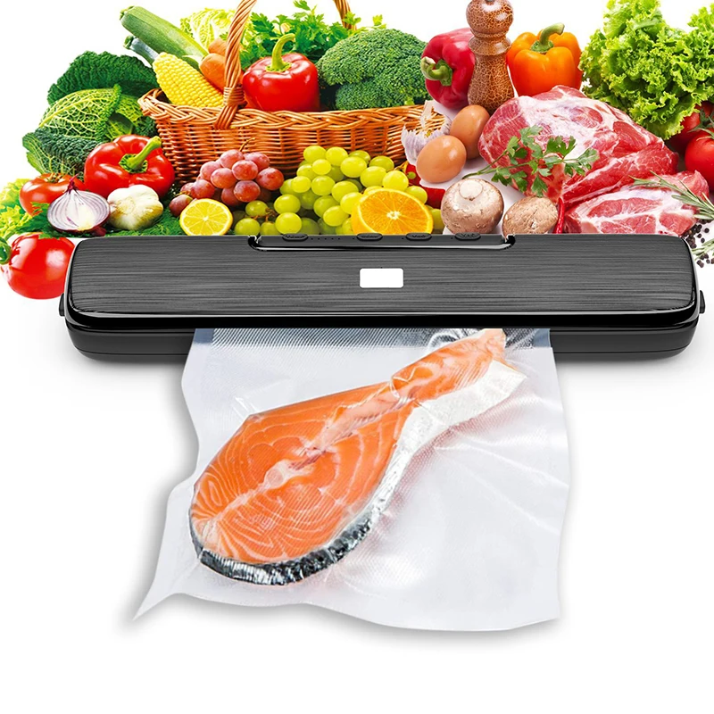 Домашняя вакуумная упаковочная машина рулона Sous Vide коммерческая упаковка запечатывания, включает 15 штук пакетов для сохранения пищи.