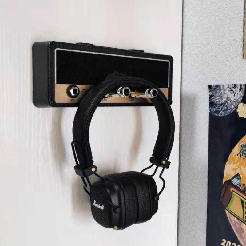 

Jack Rack-Wall Mounting Key Storage Jack Rack Hanger Key Holder Guitar Wall Keychain Holder Vintage Amplifier Home Decoration