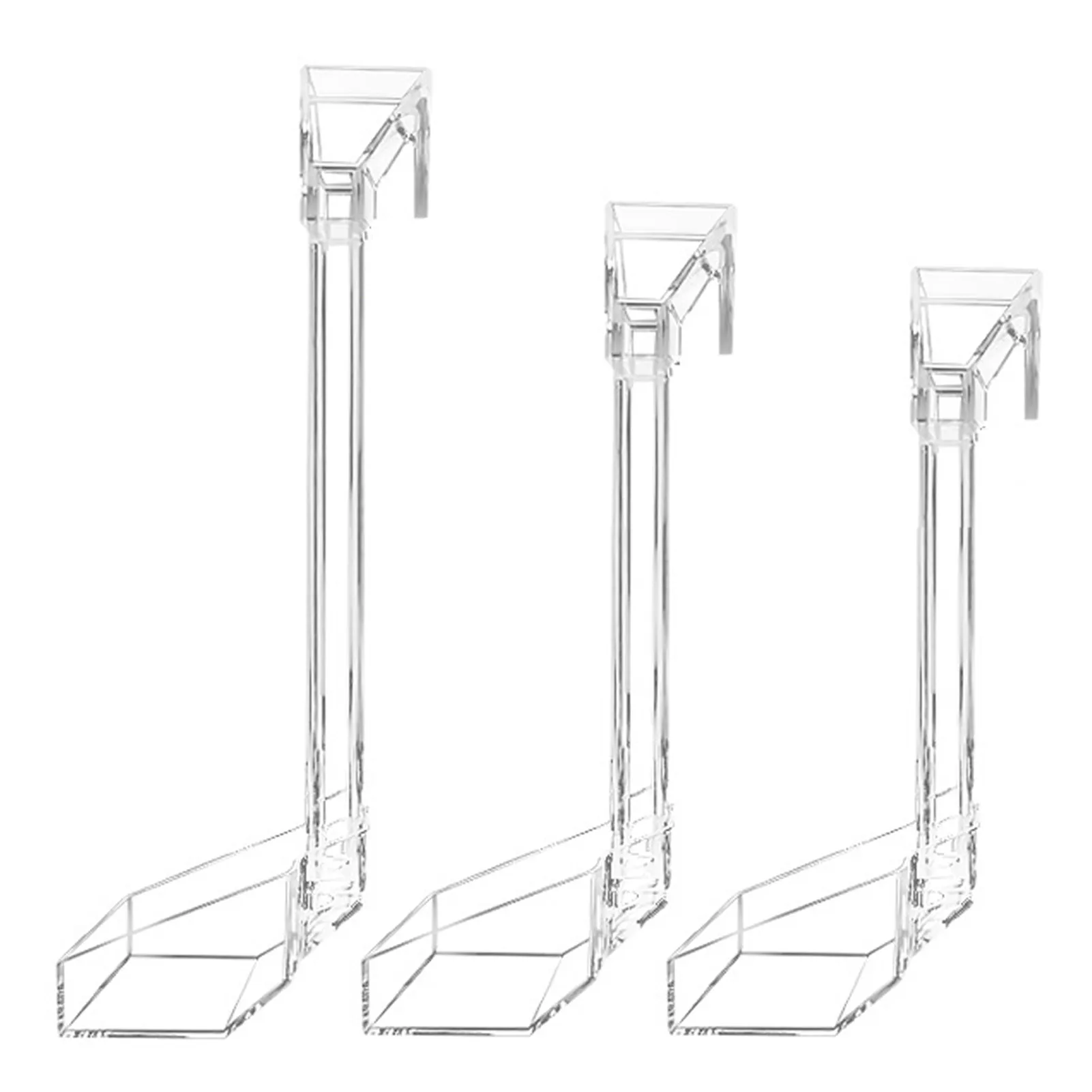

Aquarium Shrimp Feeder 3 Pieces Acrylic Fish Tank Feeding Tube Acrylic Transparent Feeder Dish And Holder With Large Diameter