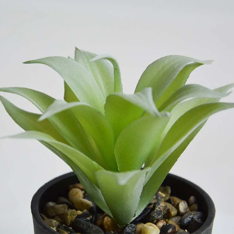 

2 штуки искусственных суккулентов BONSAI зелёного цвета