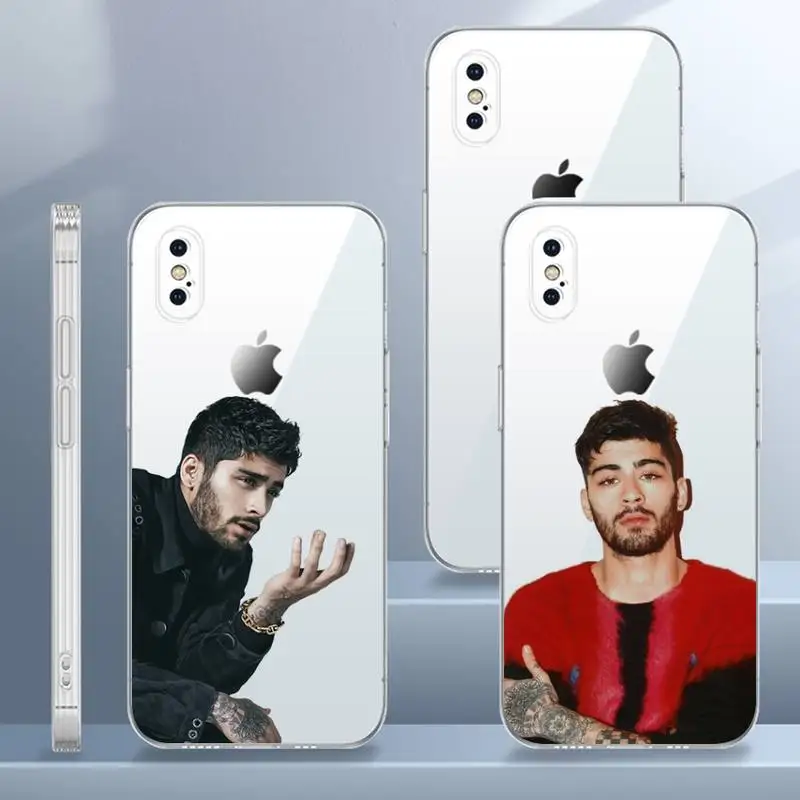 

Zayn malik singer Phone Case Transparent for iPhone 7 8 11 12 13 s mini pro X XS XR MAX Plus