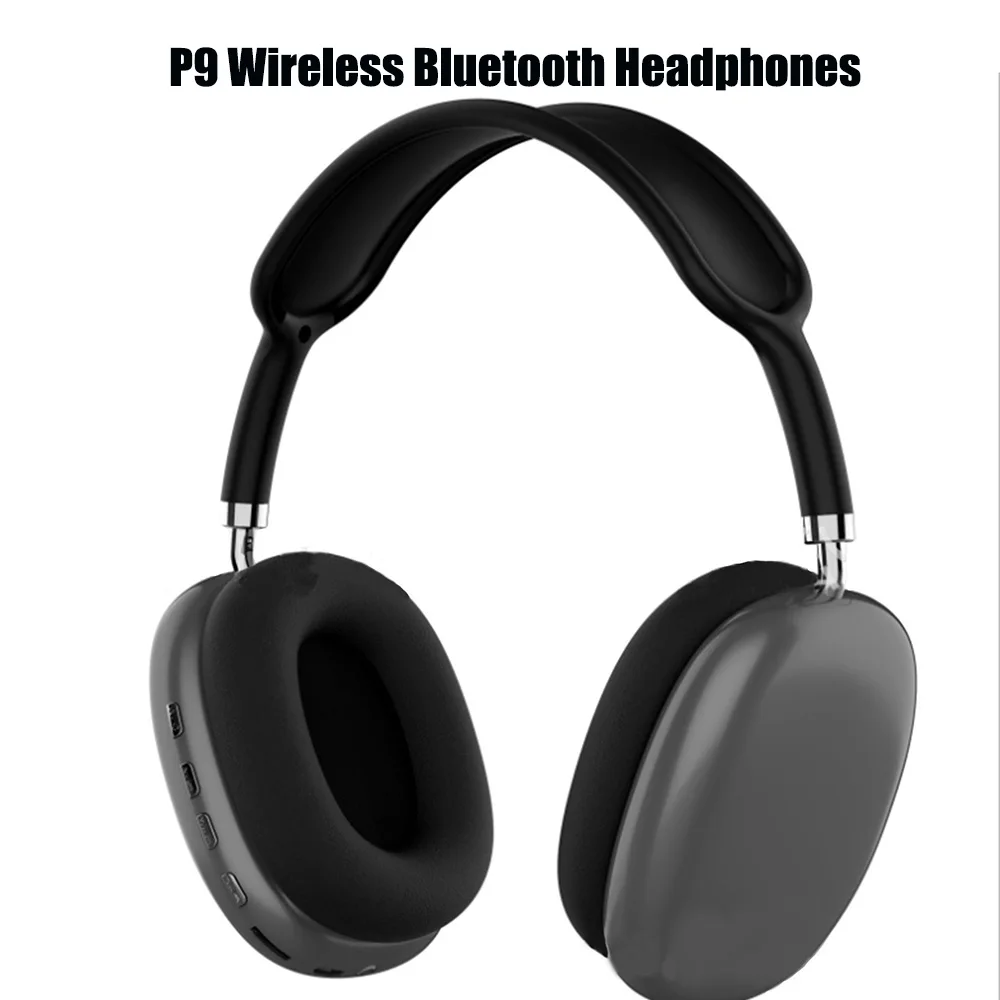 P9 Wireless Headphones Bluetooth-compatible 5.0  Headset Gamer  Reduction Headsets Stereo Sound Sports Earphone for Phone Gaming