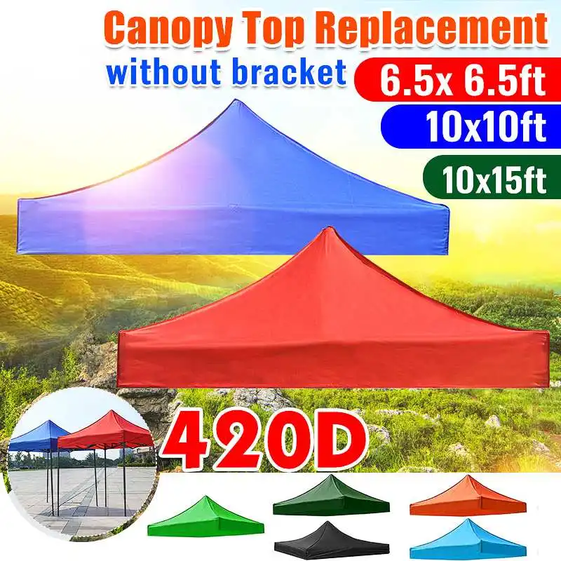 

3X4.5M Canopy Top Replacement for Outdoor Camping Patio Pavilion Gazebo Top Sunshade Cover (Frame in picture is NOT INCLUDED)