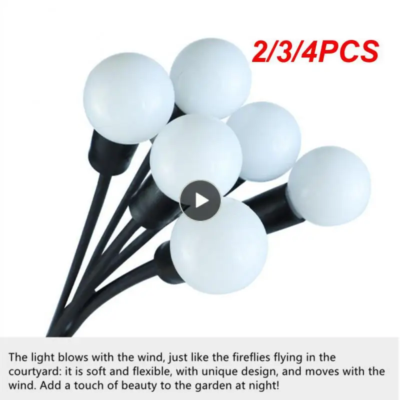 

2/3/4PCS Firefly Garden Lights Garden Home Waterproof Colorful Landscape Lights Garden Sunlight Powered Outdoor Solar Led Light