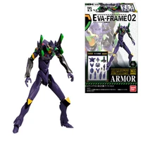 genuine bandai eva frame anime evangelion 02 action figure assembly model collect candy toy kids holiday gifts