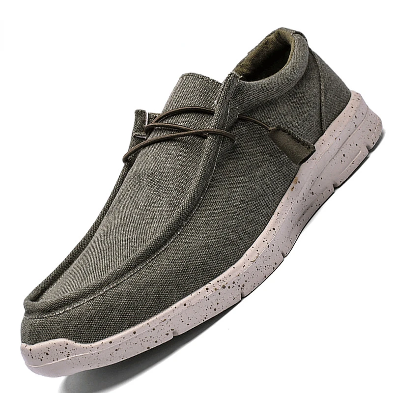 

Summer Men Canvas Shoes Espadrilles Breathable Casual Shoes Men Loafers Comfortable Ultralight Lazy Boat Shoes Plus Size 39-48