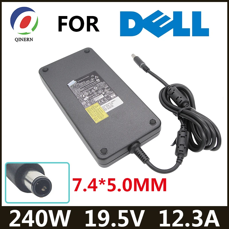 

Resend 10 pcs 240W 19.5V 12.3A 7.4*5.0mm ADP-240AB D Charger Laptop Adapter For Dell Alienware
