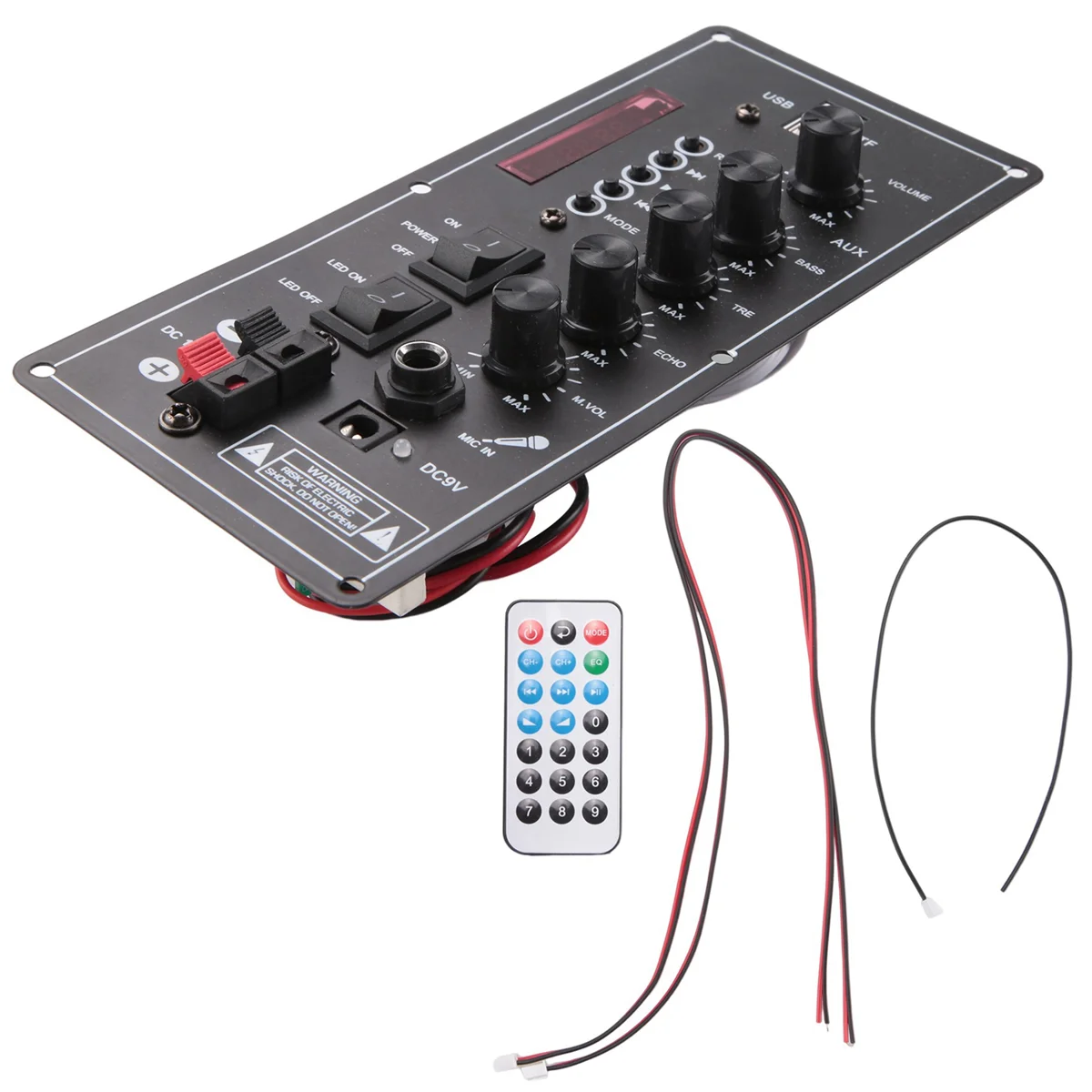 Плата усилителя мощности 30 Вт-120 Вт аудио Bluetooth усилитель USB Dac FM-радио TF-плеер