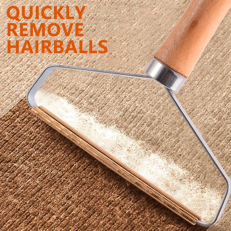 

Portable Manual Hair Removal Agent Carpet Wool Double-Sided Razor Clothes Shaver Brush Tool Mini Depilatory Ball Knitting Plush