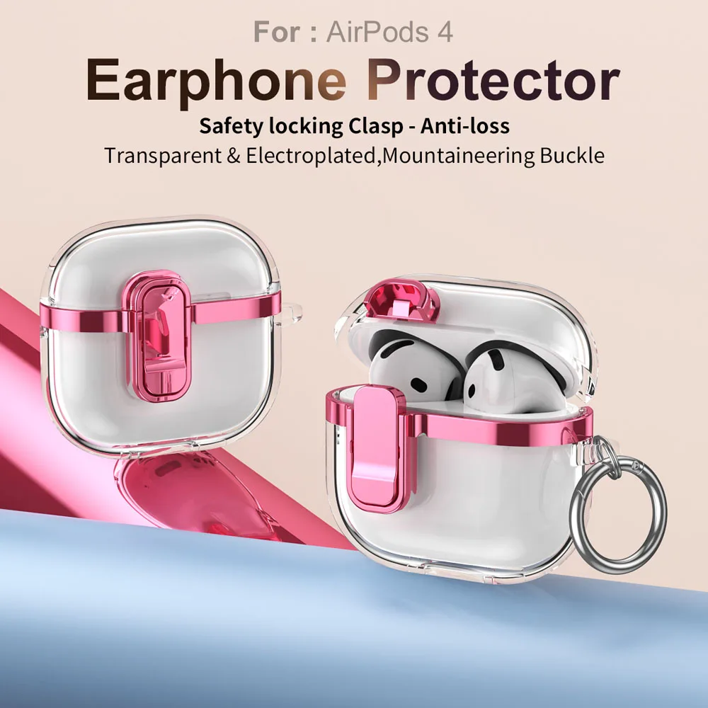 7 цветов Защитный чехол для Airpods 4 Роскошный с покрытием наушников Apple 3 pro2 Pro