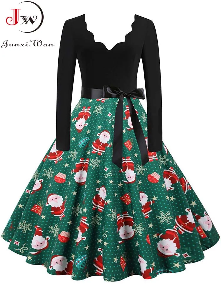 Винтажное рождественское платье