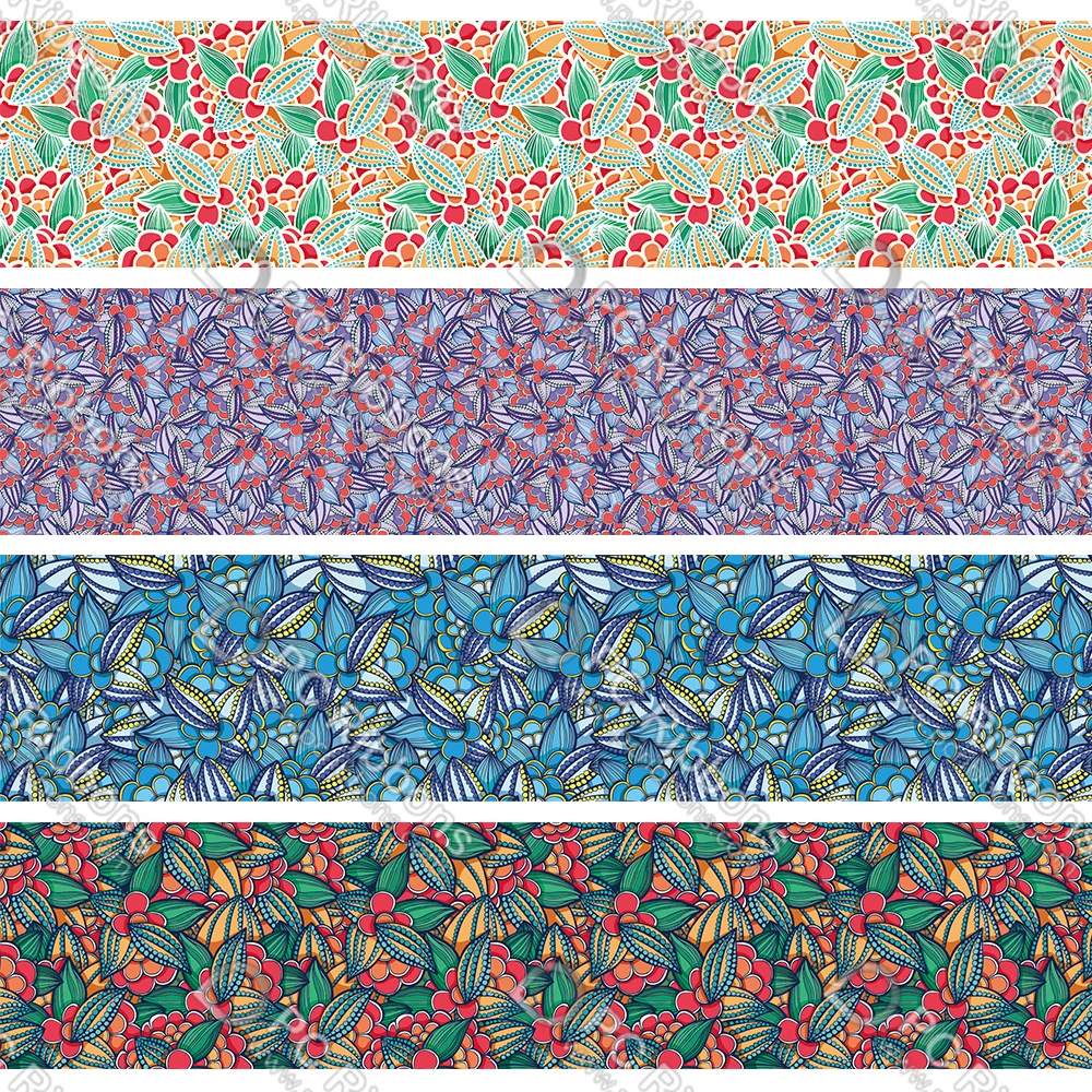 

16-75MM Cartoon Floral Ribbon 50Yards Gift Wrapping Diy Bows Wedding Drections Ribbons
