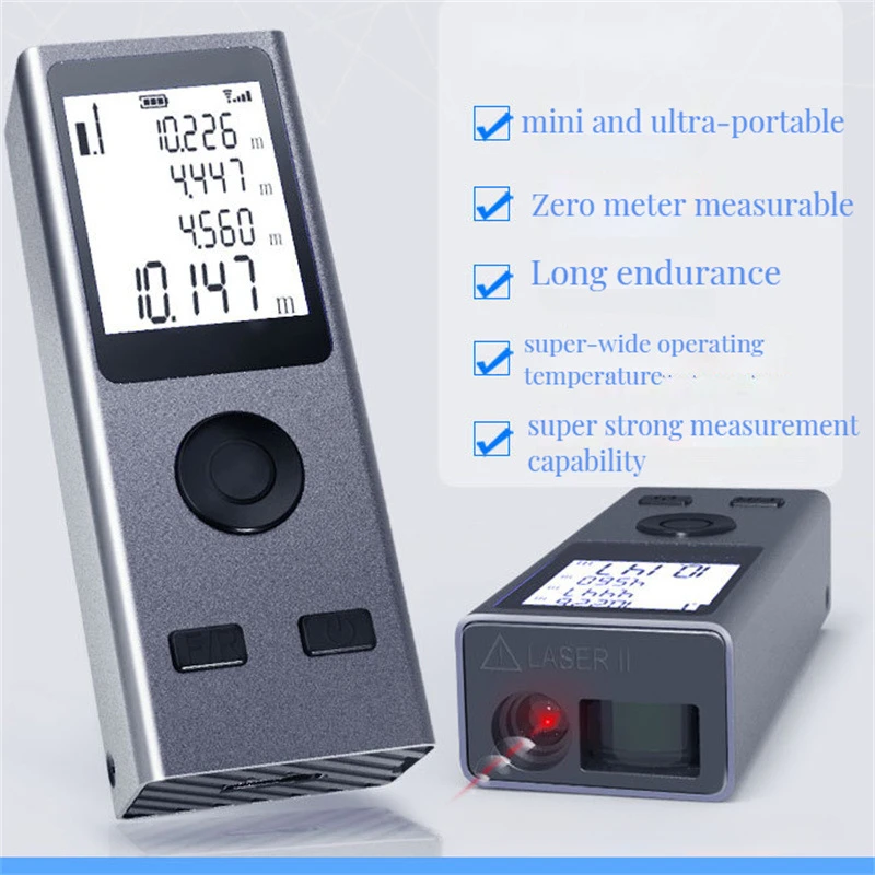 

Умный лазерный дальномер с зарядкой от Usb