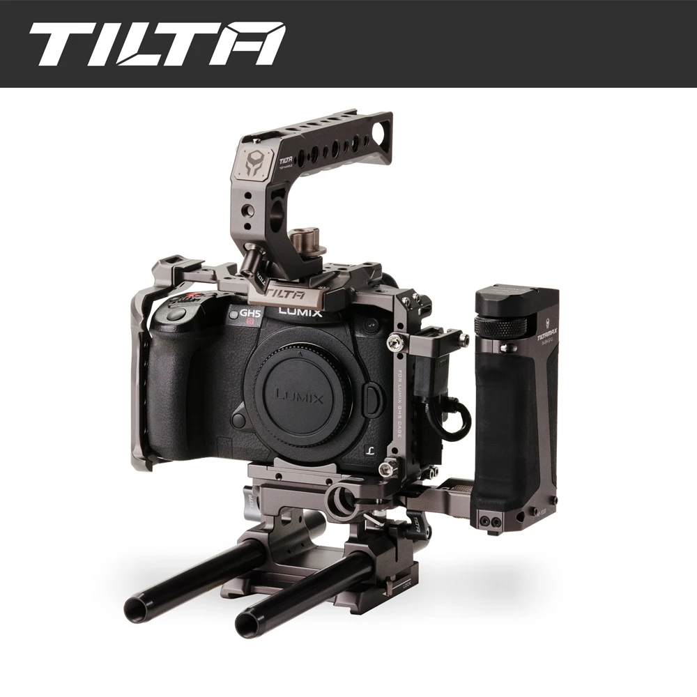 

TILTA TA-T37-C-G Full Camera Cage Gray Color Aluminum Alloy For Panasonic GH4 GH5/GH5S Bodies