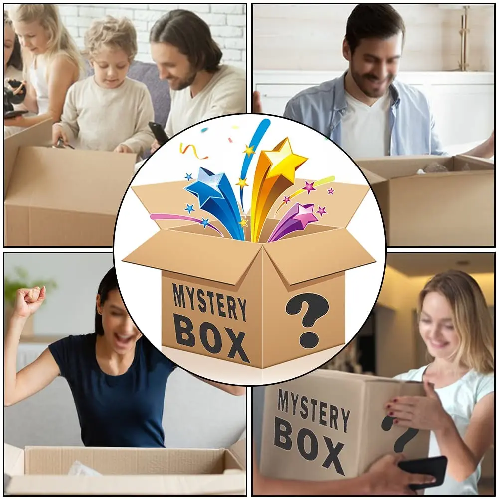 100% Most Popular New Lucky Mystery Box Surprise High-quality More Precious Item Electronic Products Novelty Christmas Gift |