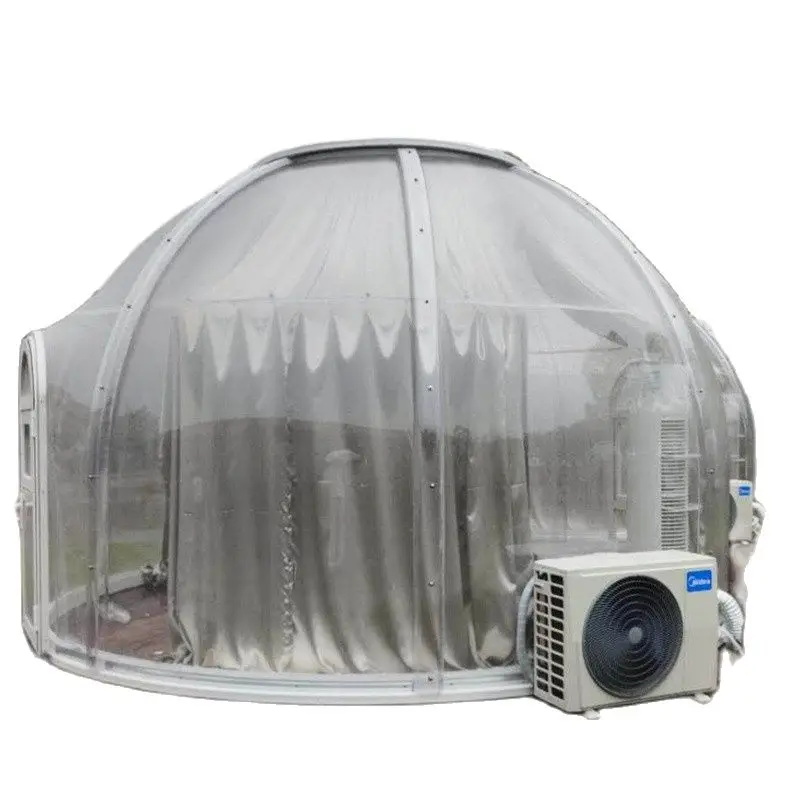 

Pc residential tourism bubble house online celebrity crystal room panoramic transparent glass L room couple room round hotel sta