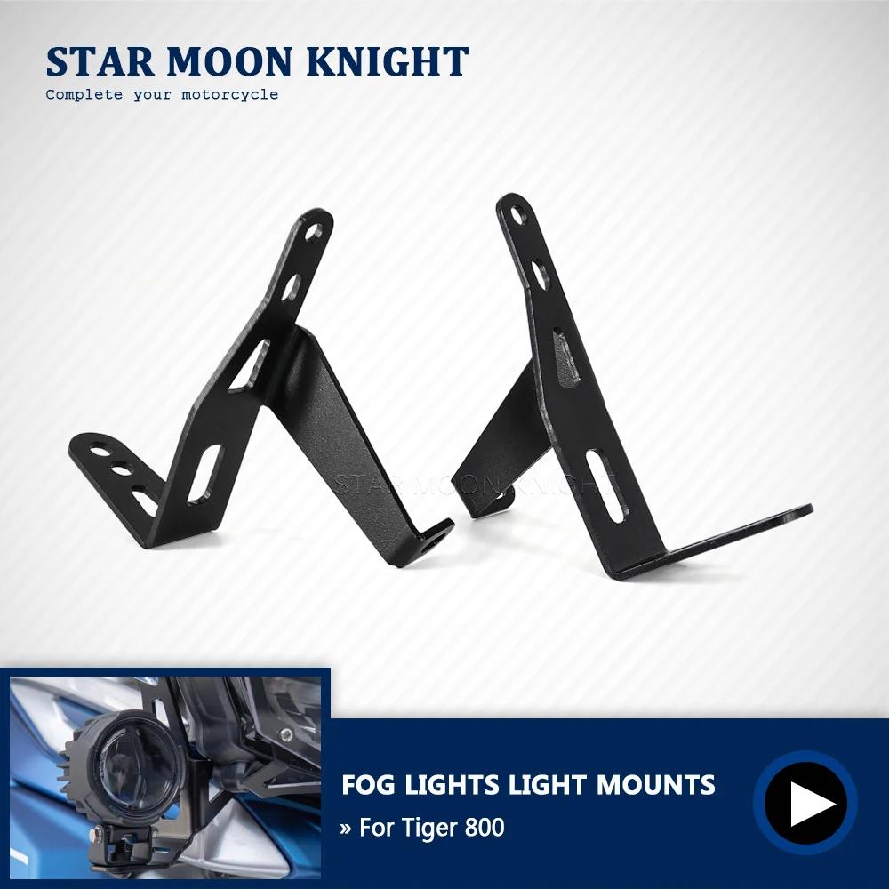 

For Tiger 800 XCX XRX 2010-2022 Motorcycle Fog Lights Auxiliary Bracket Driving Lamp Spotlight Bracket Holder Spot Light