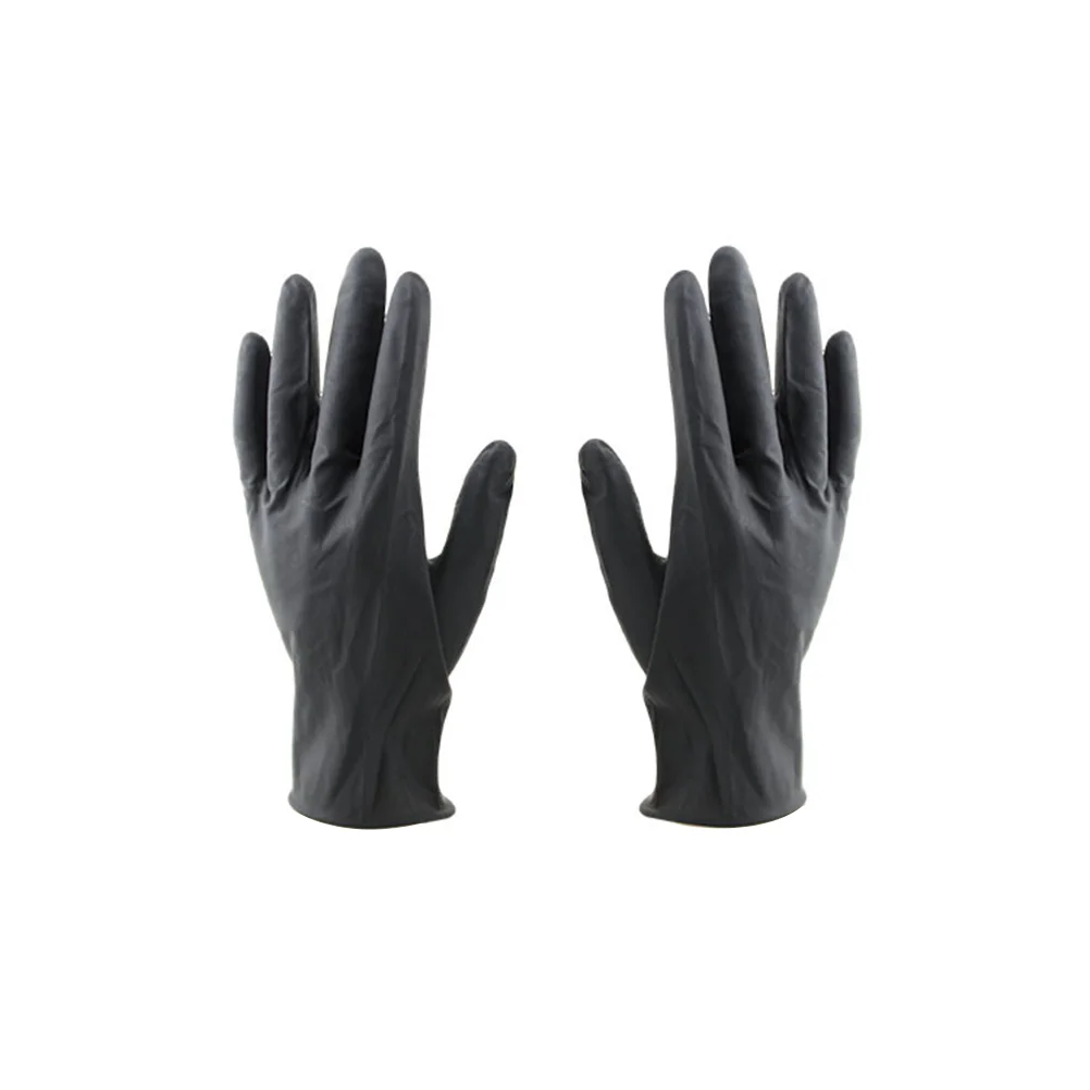 

Gloves Hair Black Salon Reusable Dye Rubber Latexlaboratory Barber Colouring Glove Dishwashing Cleaning Men Shampoo Professional