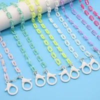 new fashion glasses chain candy color acrylic mask lanyard for women children anti lost lovely sunglasses chain jewelry gift
