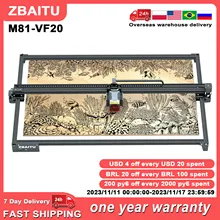 ZBAITU M81 40W/80W/130W Laser Engraver Cutter Wifi Air Engraving CNC Woodworking Tools Machine Grabador Laser From Brazil Russia