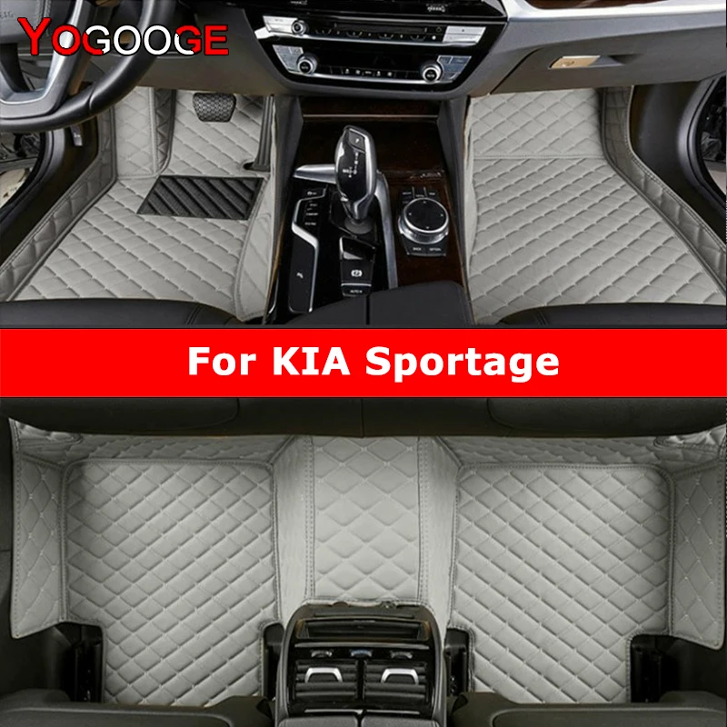Автомобильные коврики YOGOOGE на заказ для KIA Sportage 2 3 4 5 2004-2023 автомобильные ковры ног