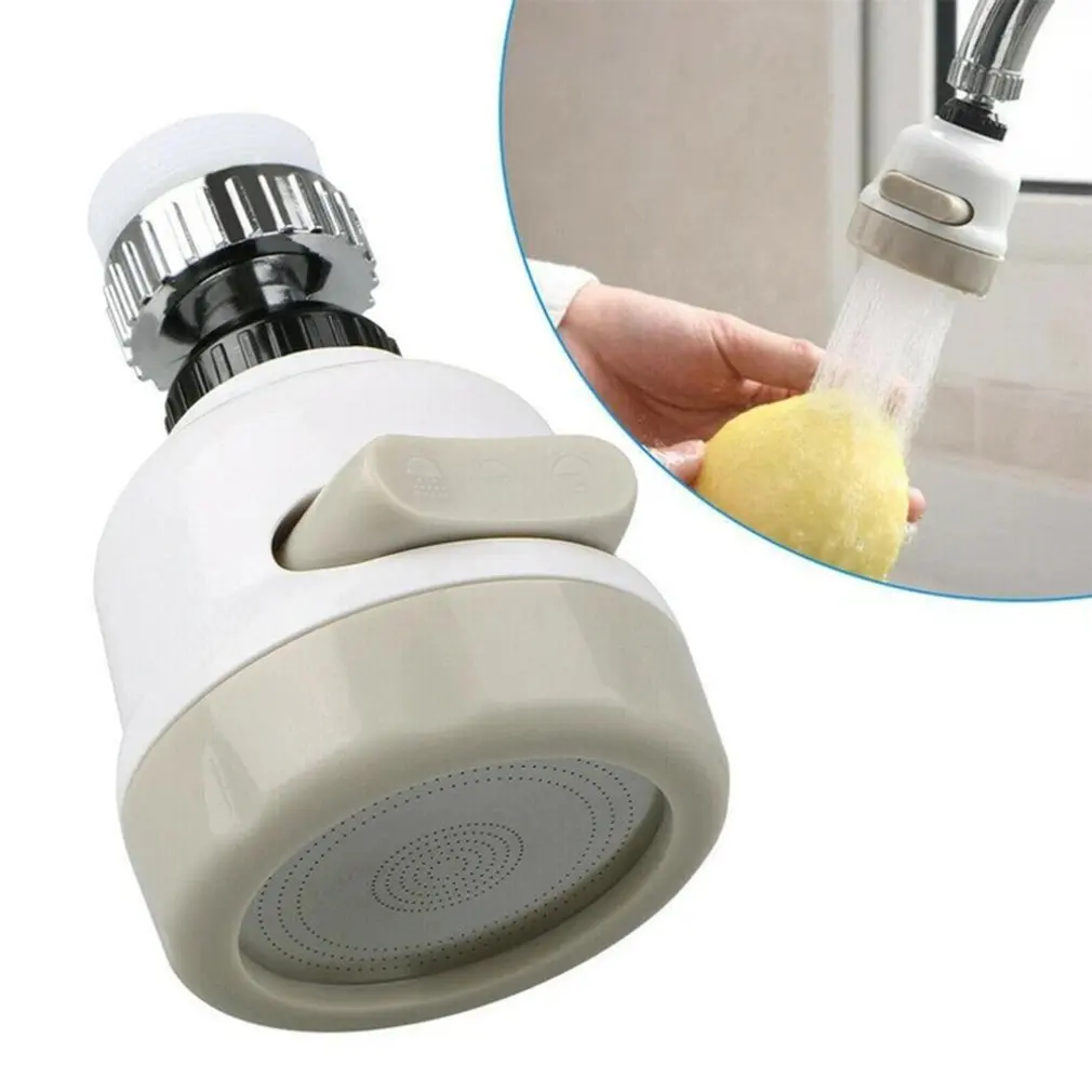 

Faucet Boost Three-Speed Adjustment Splash-Proof Nozzle Household Tap Water Shower Water-Saving Rotating Filter