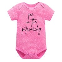 pee on the patriarchy onesie baby gift cute baby clothes funny feminist bodysuit for girls bodysuits girl power onesie m
