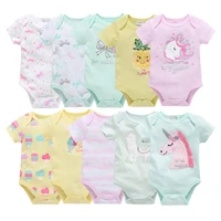 baby girl jumpsuit 5pcslot body suit 2022 spring summer toddler boys romper cartoon newborn outfits infant clothes set cotton