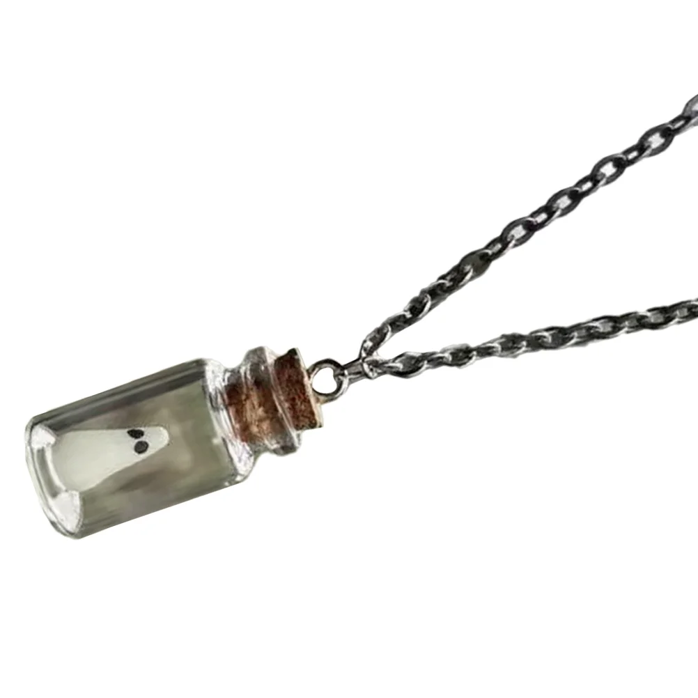 

Glass Bottles Lids Small Pendants Decorate Necklace For Men Women Tiny Necklaces