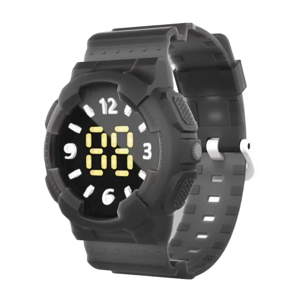 

Week Display 3D LED Screen Unisex Student LED Electronic Watch for Outdoor