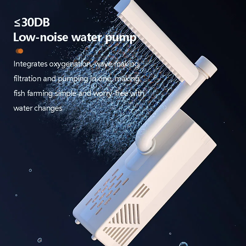 ABS Мини аквариум Betta стартовый набор для аквариума бесшумный фильтр потока воды