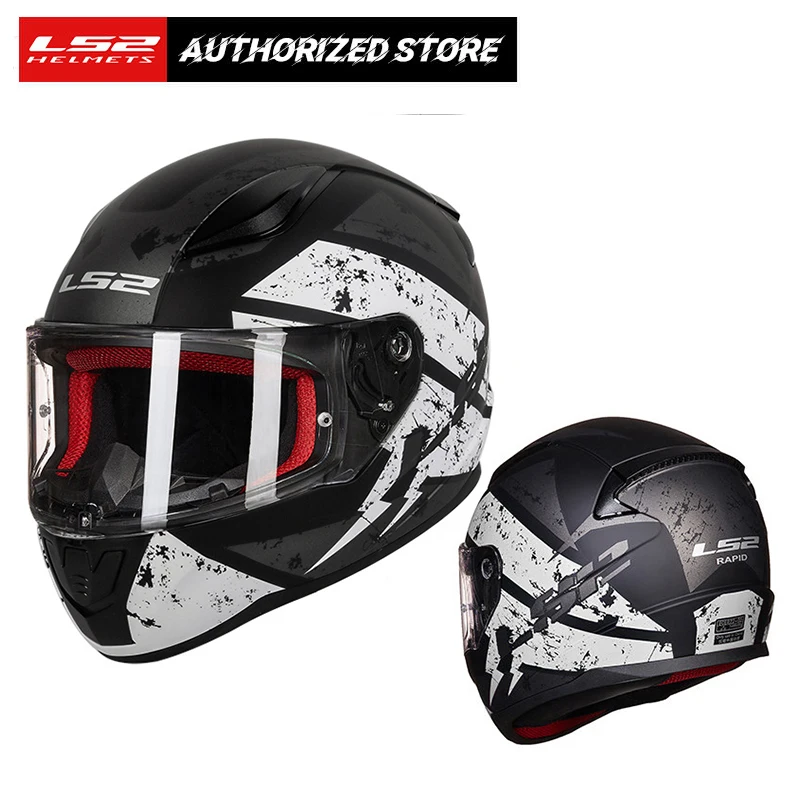 

Capacete LS2 FF353 full face motorcycle helmet ls2 rapid ABS safe structure men women helmets casco moto