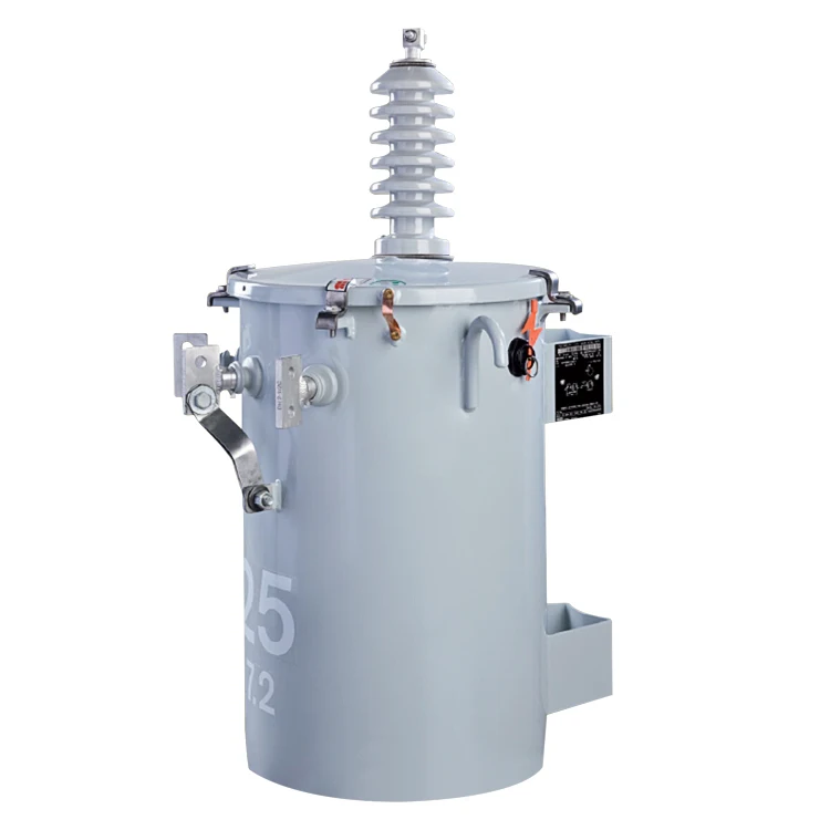 Однофазный понижающий масляный полюсный распределительный трансформатор