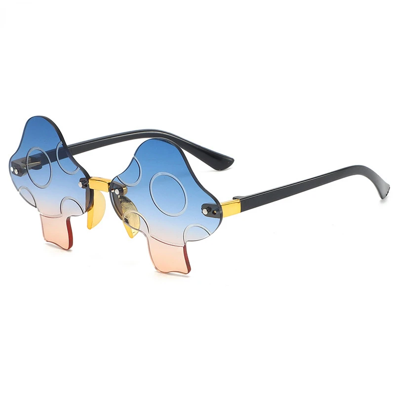 

Children Boys Girls Sunglasses Mushroom Shape Frame Rimless Frameless Cute Baby Sun glasses Child Cute Street Eyewear