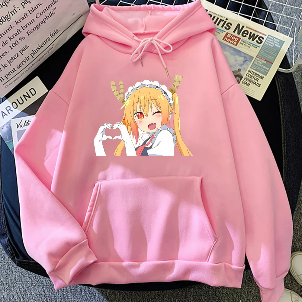 

Miss Kobayashi's Dragon Maid S Tooru Graphic Hoodies Japanese Anime Manga Print Casual Sweatshirt Four Seasons Men/women O-Neck