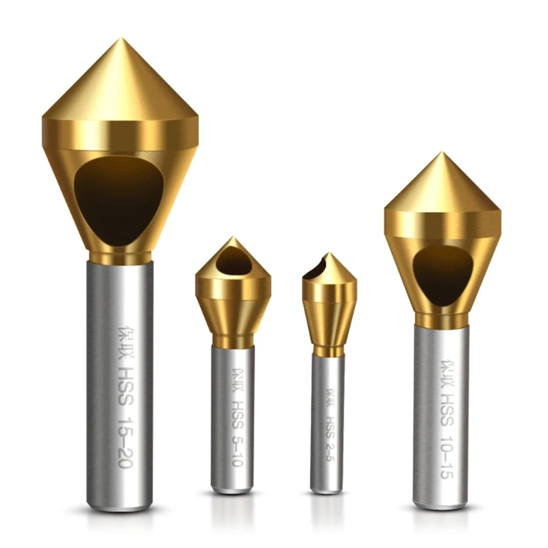 

Hex Shank Chamferer Countersink & Deburring Bit M35 Cobalt Coating 90°