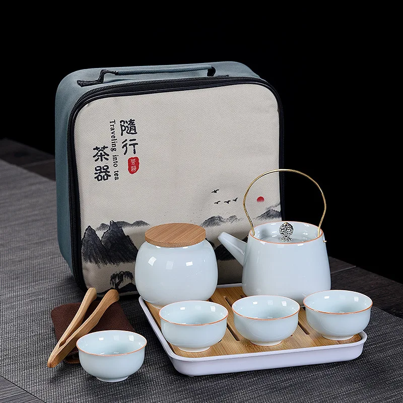 Чайная посуда, Изысканная форма, ручная работа, чайные чашки, наборы, китайские чайные горшки, дорожный чайный набор, подарки на церемонию, чайная чашка гунг-фу, Прямая поставка