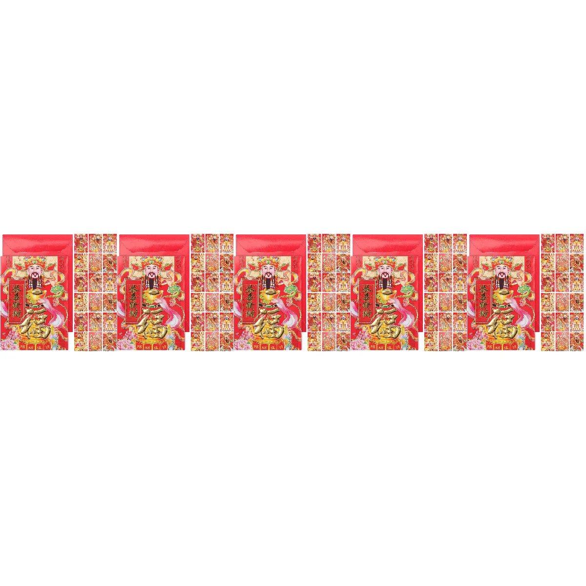 

300 Red Envelop Pocket 2023 Rabbit New Year Hong Bao Festival Supplies