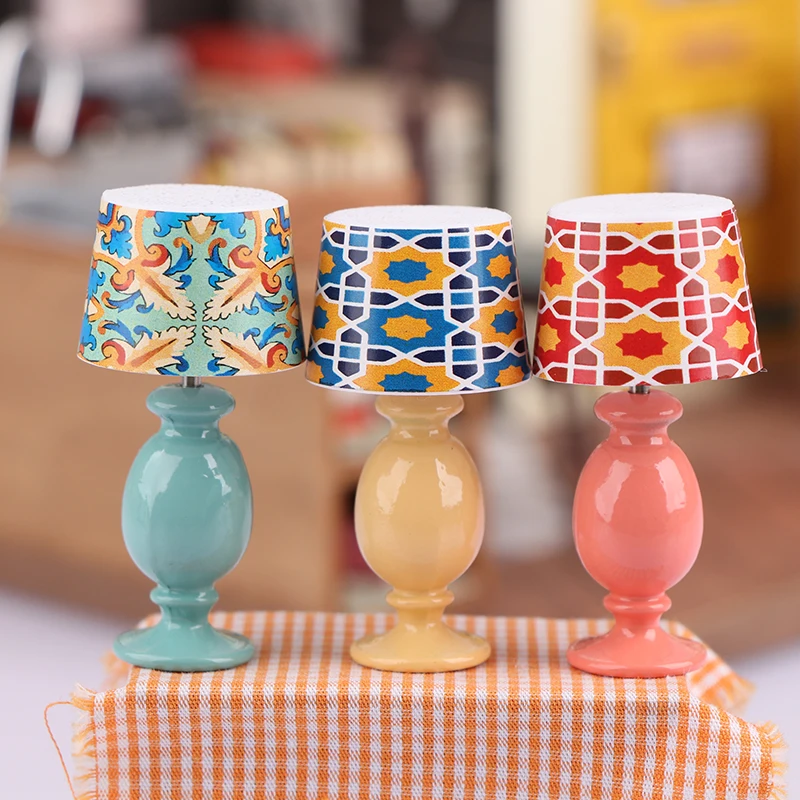 1:12 Кукольный домик миниатюрная настольная лампа модель для учебы кукольный